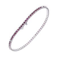 Bracciale Bliss Donna BI Stella in Oro bianco Rubino 1.28 Ct 20087917 - 20087917